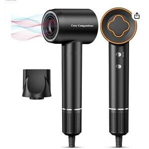 Cosy Hair Dryer 150000 RPM High-Speed Brushless Motor Ionic Blow Dryer -1 Nozzle